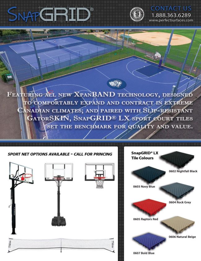 SnapGRID® LX – Sport Tiles & Court Kits, Rubber Flooring